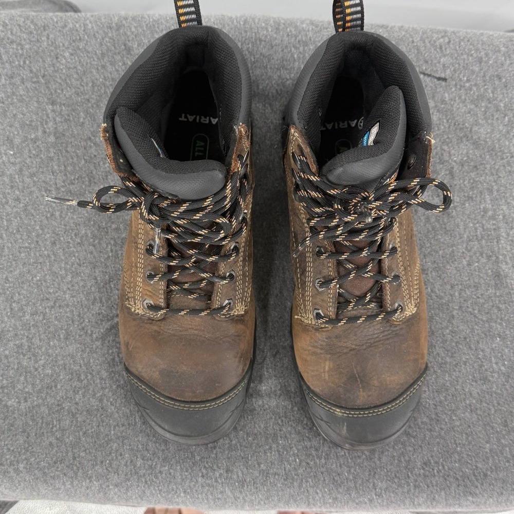 ARIAT Women's 8.5B Treadfast 6" Waterproof Steel Toe Safety Work Brown Boot - Picture 2 of 8